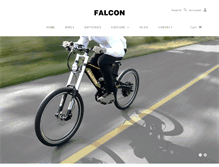 Tablet Screenshot of falconelectricbikes.com